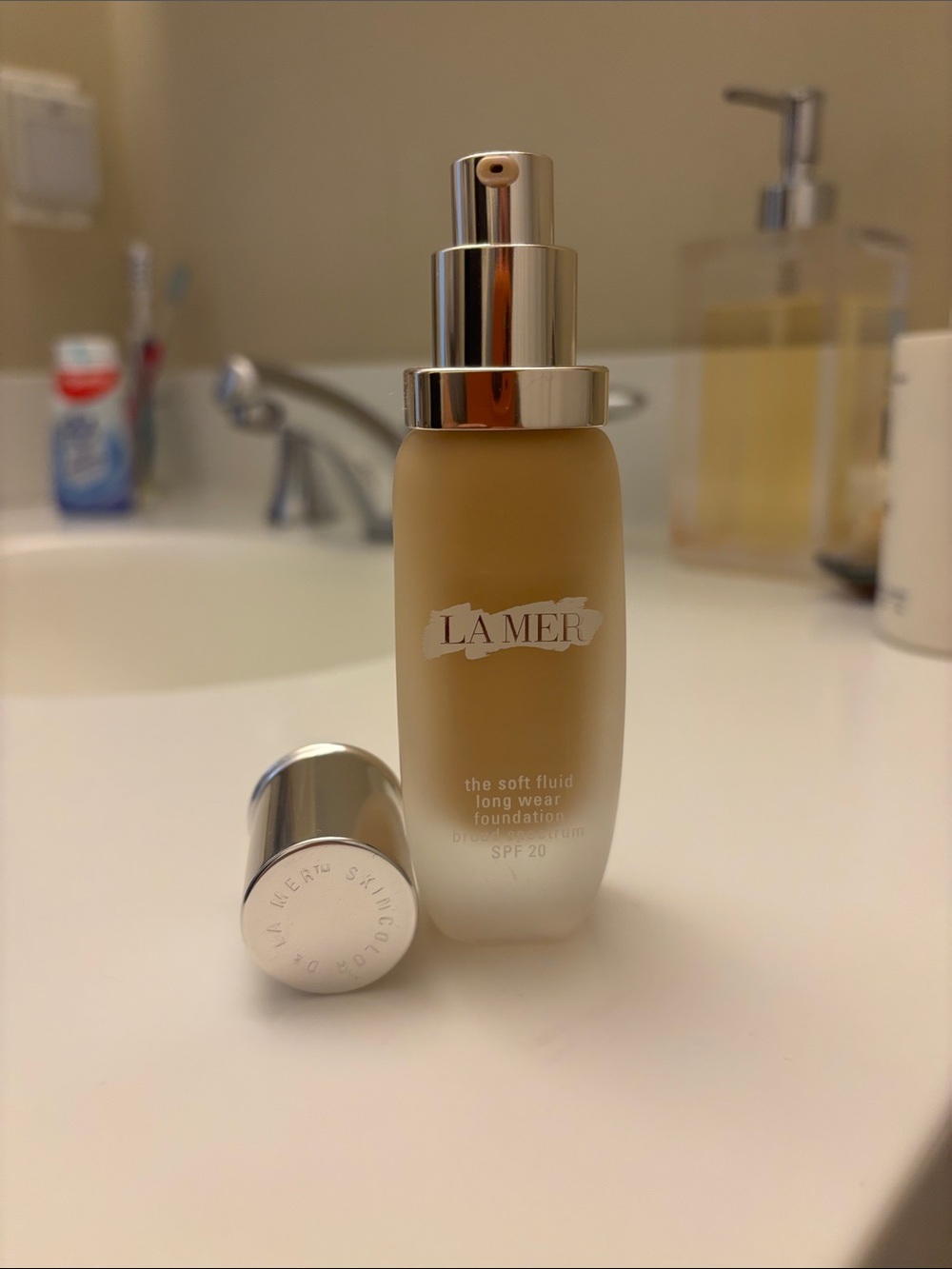NEW UNUSED La Mer Soft Fluid Foundation in Warm Cameo 170